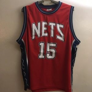 New Jersey Nets Stadium Give Away #15 Vince Carter Jersey World Promo Sz Large